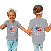 Majica za djevojčice, Majice za bebe, majice za malu djecu, 4. srpnja, majice s grafičkim printom za dječake i djevojčice, nove modne