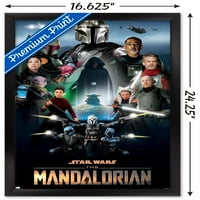 Zidni plakat Andreja Svitzera Ratovi zvijezda: Mandalorijska sezona, 14.725 22.375