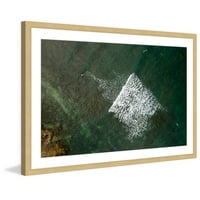 Marmont Hill Izgubljeni u valovima Karolisa Janulisa uokvirena umjetnička gravura, 30,0 1,5