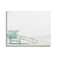 Stupell Industries Summer Sun Beach Coast Blue Lifeguard Shack Photography, 16, dizajn Leah Straatsma