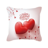 Alochelo Crveni poklon za Valentinovo Jastučnica od jastuka od breskve