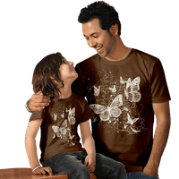 Obiteljska Majica u kombinaciji moderna Prozračna umjetnička majica za parove za prijatelje kao poklon prijateljima