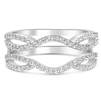 Njegov i njezin Trio zaručnički prsten od srebra od crnog titana Set zaručničkih prstenova 10 5