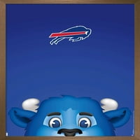 Plakat na zidu Buffalo Bills - maskota S. Prestona Billie, 22.375 34