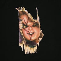 Chucky Scarred muški i veliki muški horor film grafička majica, veličine s-3xl, majice za muškarce za djecu