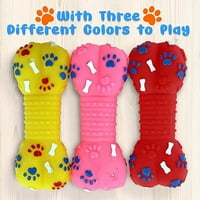 ; Periva igračka za škripanje psećih kostiju interaktivna dohvaćanje izdržljiva gumena igračka za treniranje zuba igračka za žvakanje
