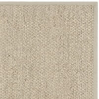 Pleteni tepih od jute od prirodnih vlakana, Mramor, 2' 6'