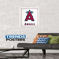 Los Angeles Angels - zidni poster s logotipom, 14.725 22.375