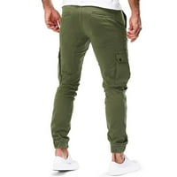 Muške sportske casual jogging hlače lagane planinarske Radne hlače vojničke zelene ulične hlače