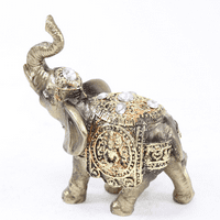 Potpuno novi Feng Shui 4 brončane boje Kip slonova debla bogatstvo sretna figurica poklon Kućni dekor