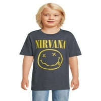 Grafička majica s kratkim rukavima Nirvana Boys, veličine 4-18