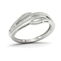 CT TDW Diamond S sterling srebrni modni prsten