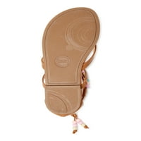 Gladijatorske sandale s perlicama za male i velike djevojčice u veličinama 13-5