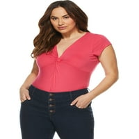 Sofia Jeans by Sofia vergara plus size Twist prednji bodysuit