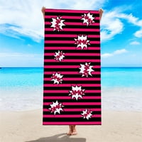 Ručnik za plažu od mikrovlakana 30.60 inča dvostrani ispis deka za plažu s duginim uzorkom ananasa prevelika brzosušeća, bez pijeska