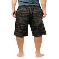 Muške kratke hlače od 23 Camo Flis kratke hlače za trčanje, veličine od mumbo-mumbo, muške sportske kratke hlače