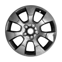 7. Obnovljeni OEM aluminijski legura kotača, polirani metalik ugljenog ugljena, odgovara - Jeep Wrangler JL