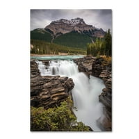 Zaštitni znak likovna umjetnost 'Athabasca Falls' platno umjetnost Pierre Leclerc