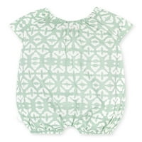 Burt's BEES BUY GIRL BUBBLE ROMPER, organski pamuk