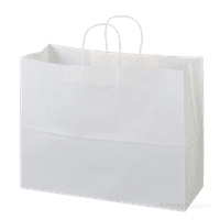 Bijele kraft papirnate vrećice, 16 x6 x12