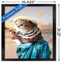 James Booker - zidni plakat mačke Aloha, uokviren 14.725 22.375