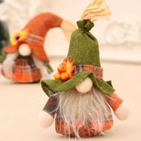 Igračka gnome od atraktivne super meke tkanine, lijepa lutka gnome bez lica za dom, žuta Tkanina