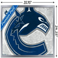 Vancouver Canucks - plakat s logotipom na zidu, 22.375 34