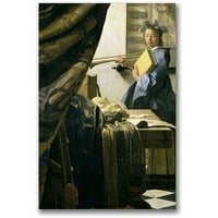Zaštitni znak likovne umjetnosti Umjetnički studio platna zidna umjetnost Jan Vermeer