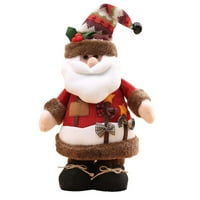 Božićni snjegović Los stojeća lutka samostojeća lutka ukras za božićnu blagdansku zabavu domaći snjegović