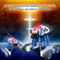 Aukfa RC Stunt Toy Crawler, Daljinski upravljač igračke za djecu, igračke za hobiju s 4wd vozila, 2,4 g automobili kontrolera s baterijama