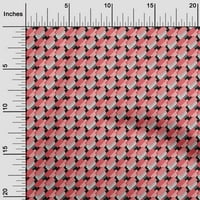 pamučna svilena ružičasta Tkanina tkanina za šivanje s geometrijskim uzorkom iz Uradi Sam ispisuje široku paletu šivaćih potrepština