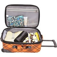2-komadića ručna kotrljanja uspravna i ruksačka prtljaga