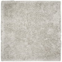 Jednobojni plišani tepih od poliestera od poliestera 8' 10'Svijetlo siva