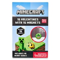Način proslave Valentinova u Minecraftu razglednice, dječje razglednice, Magnet, graf, višebojne, velike papirnate razglednice