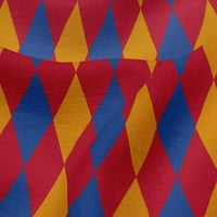 Viskozna Pletena tkanina od tkanine u jarkocrvenoj kariranoj tkanini od tkanine za ukrašavanje rukotvorina širine dvorišta