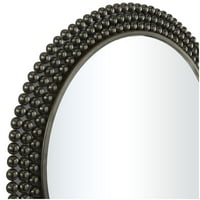 Cosmoling by Cosmopolitan 32 32 Ogledalo crnog zida s detaljima s perlama