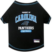 Kućni ljubimci Prva majica za kućne ljubimce NFL Carolina Panthers. Licencirana, majica bez bora, majice za pse mačke. Nogometna