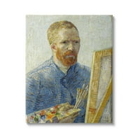 Stupell Industries Zeegezicht als Schilder Van Gogh Slikarstvo Slikarsko slikarstvo slika slika galerija omotana platno tiskana zidna