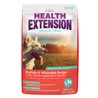 Zdravstveni ekstenzijski zrnci besplatno bivolo i bijela riba recept za suhu hranu za pse, lb