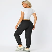 Jedinstveni prijedlozi ženske Ležerne teretne hlače s elastičnim pojasom do gležnja i džepovima