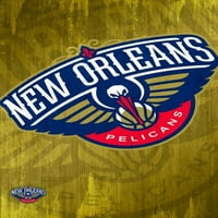 Novi Orleanski pelikani - zidni plakat s logotipom, 22.375 34