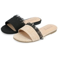 Kolekcija Journee Womens Koreene Tru Comfort Pjena Slip na kliznim ravnim sandalama