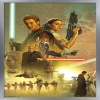 Ratovi zvijezda: Napad klonova-blagdanski zidni poster, 14.725 22.375