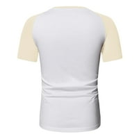 Muška proljetna ljetna ležerna sportska majica s rukavima od raglana s okruglim vratom male Muške majice profesionalne majice za