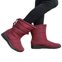 Ženske zimske čizme za gležnjače s krznom, ženske zimske tople vodootporne cipele, neklizajuće čizme