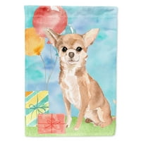 3245 Sretan rođendan, Zastava Chihuahua, veličina vrta mala, višebojna