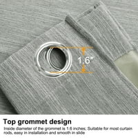 Jedinstveni prijedlozi kuhinjske ploče za posteljinu izgledaju kao guste zavjese sive boje 29 Š 36 L