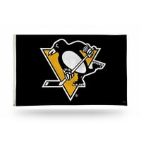 RICO INDUSTRIES - NHL zastava stopala za stopala, Pittsburgh Penguins