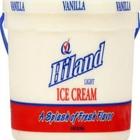 Hiland Light Vanilla sladoled Obitelj Pak, četvrtine