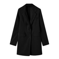 ; / Ženski kaput rasprodaja ženska poslovna odjeća jednobojni jednoredni kardigan za mršavljenje odijelo kaput preklopni gornji dio